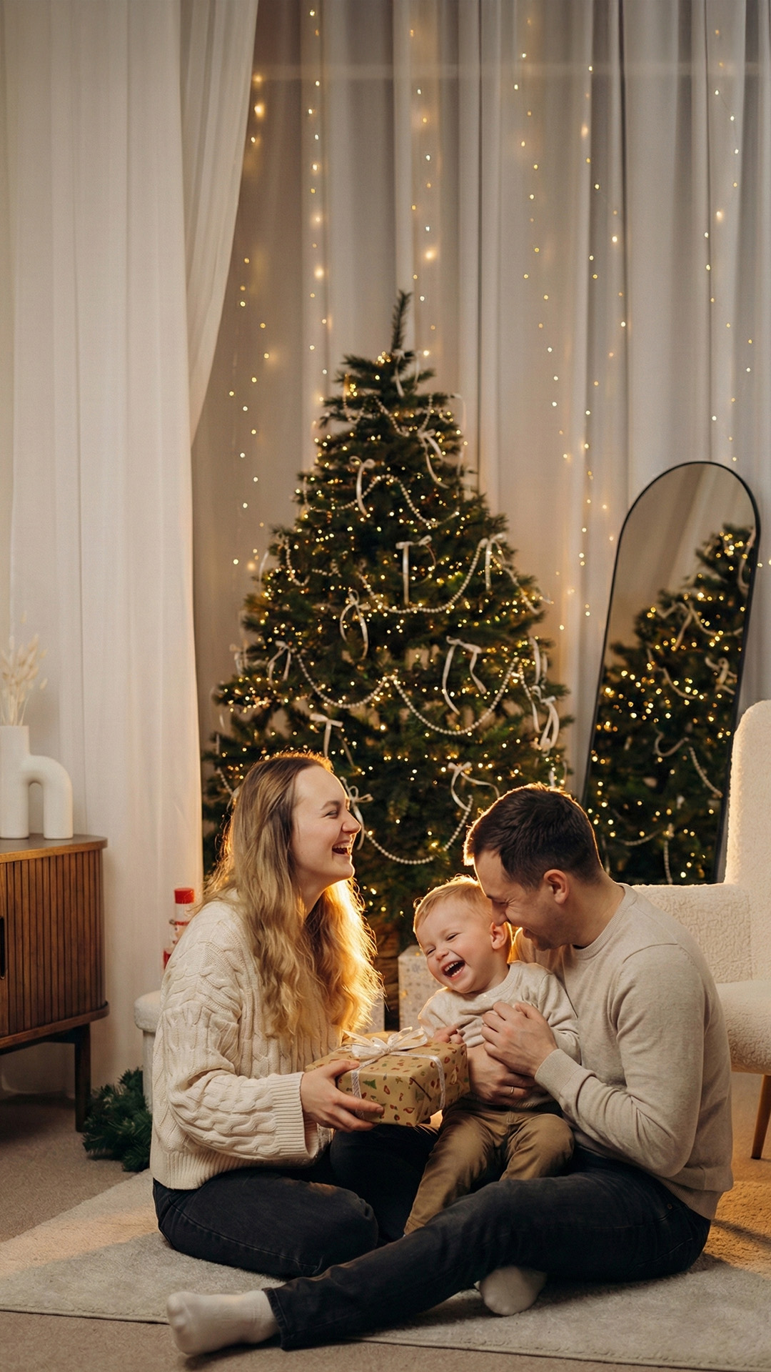 Familie im SoMar Fotostudio - echte Momente, natürliches Licht